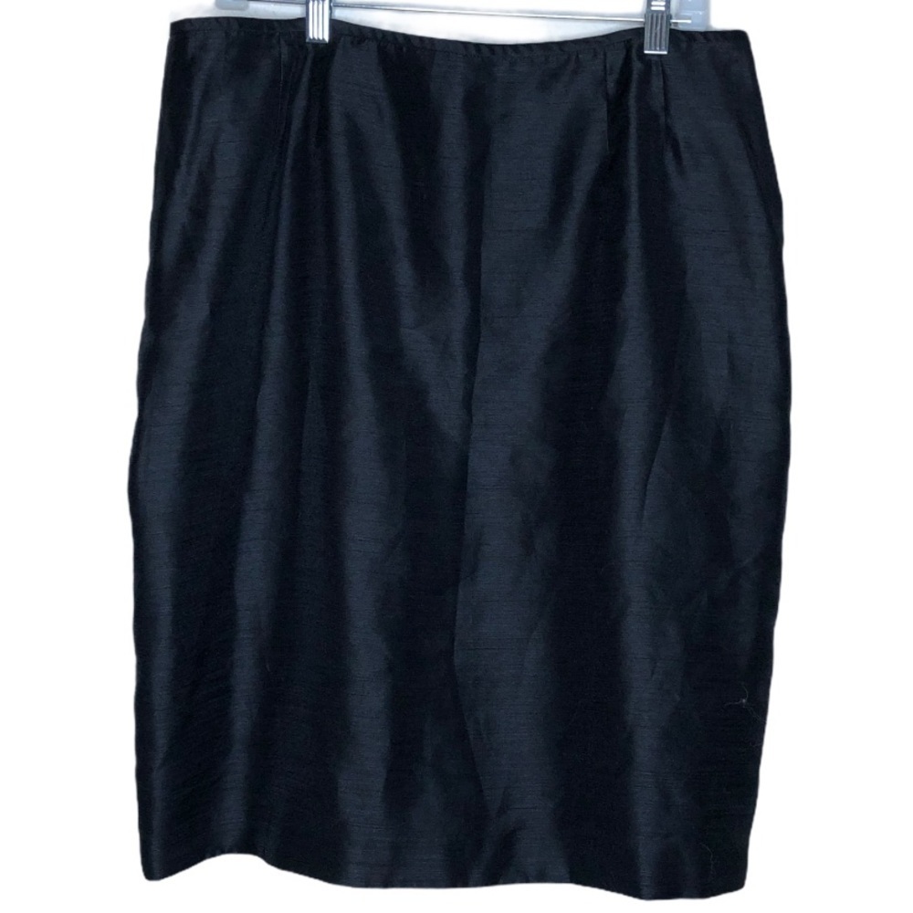 Vintage Kasper Petite Black‎ Skirt